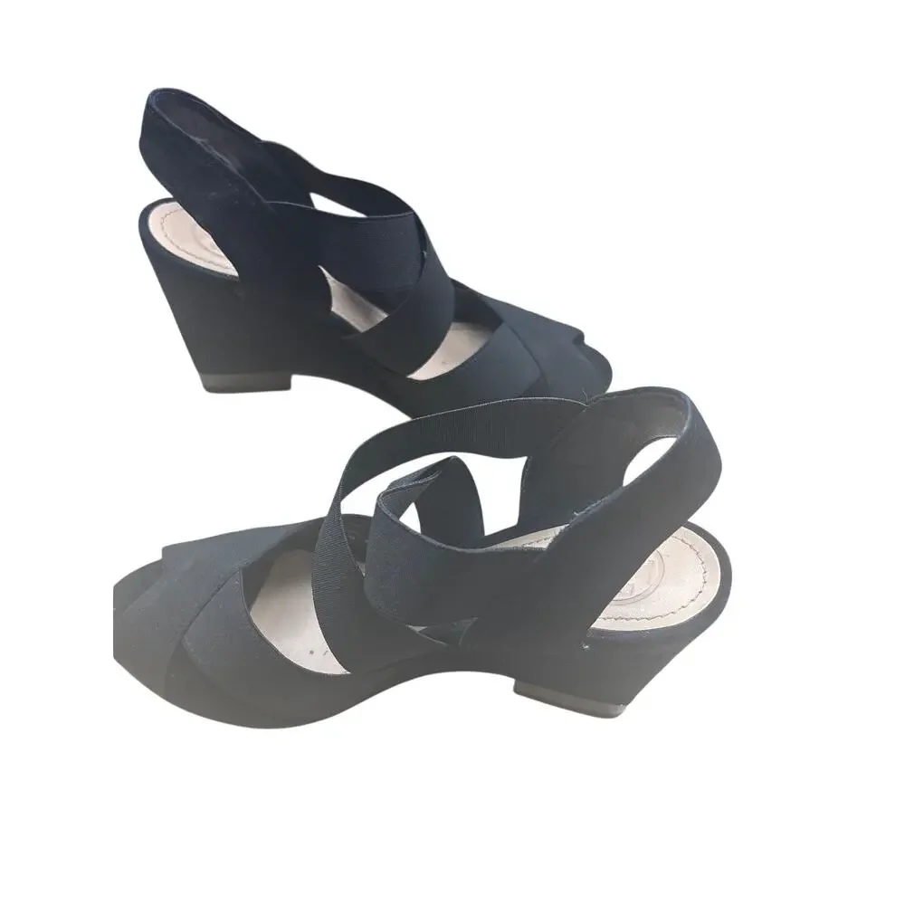 Tory Burch Debbie Suede Wedge Sandals
